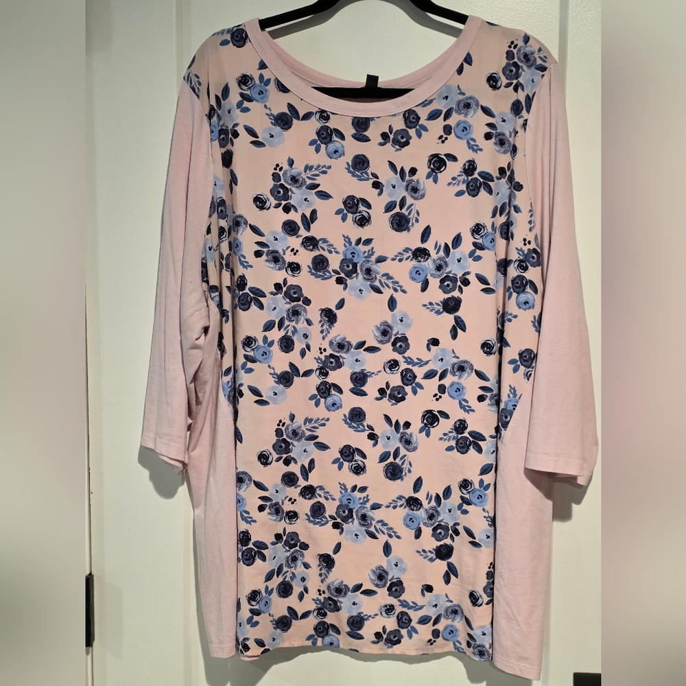Lane Bryant Blush Pink Blouse